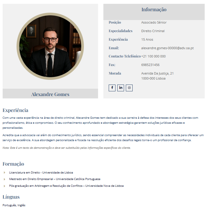 Advogados Website ALW - Image 3